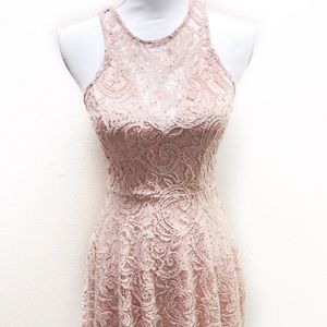 Speechless peach pink formal dress